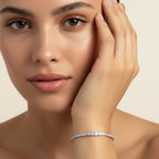 Lab Grown Diamond Flexible Bangle