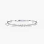 Lab Grown Diamond Flexible Bangle