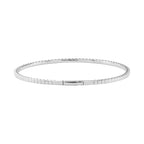Lab Grown Diamond Flexible Half Bangle