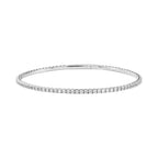 Lab Grown Diamond Flexible Half Bangle