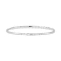Lab Grown Diamond Graduated Emerald Cut Flexible Half Bangle