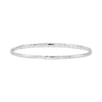 Lab Grown Diamond Graduated Emerald Cut Flexible Half Bangle