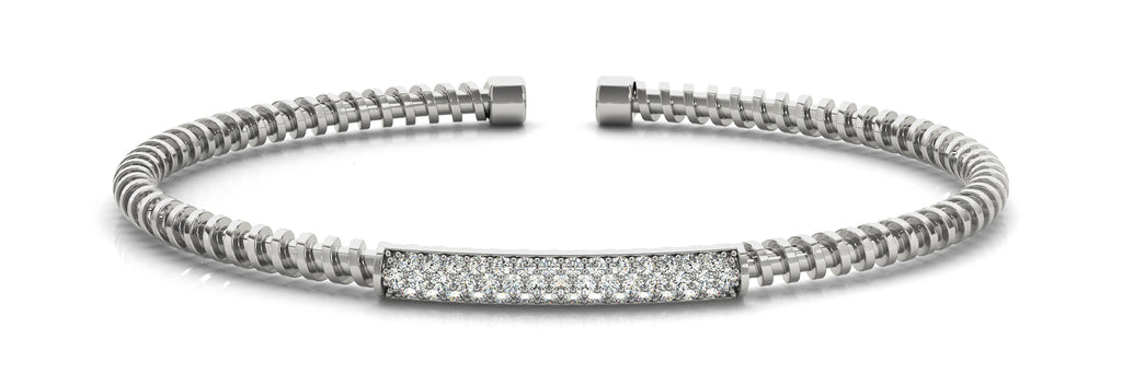 Lab Grown Diamond Multi Pave Flexible Cuff