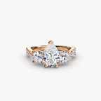 Three-Stone with Pavé Band 2