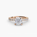 Solitaire with Pavé 6