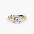 Solitaire with Pavé 6