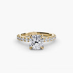 Solitaire with Pavé 6