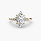 Solitaire with Shoulder Accents 2
