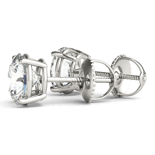 Lab Diamond Stud Earrings